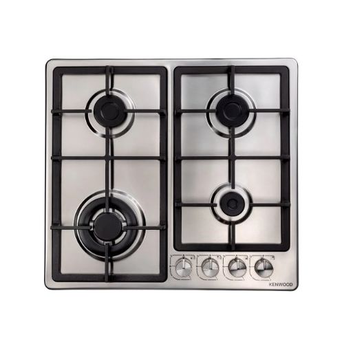 Kenwood Built In Gas Hob 4 Burners 60 cm Stainless Steel HOB60-000SS