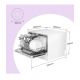 Kelvinator Dishwasher 6 Set 6 Programs Silver KDW6-3602E