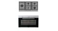 Gorenje Built-In Gas Oven 90 cm 88 L and Hob 90 cm 5 Gas Burners BOG9822E00X