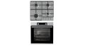 Gorenje Built-In Electric Oven 60 cm and Gas Hob 60 cm 4 Burners BO6737E02X