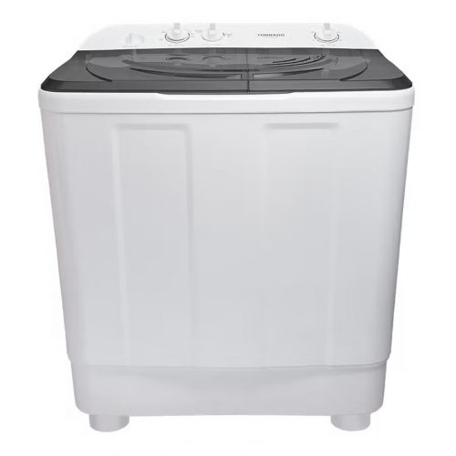 TORNADO Washing Machine Half Auto 7 Kg Pump White x Black TWH-Z07DNEP-W(BK)