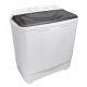 TORNADO Washing Machine Half Auto 7 Kg Pump White x Black TWH-Z07DNEP-W(BK)