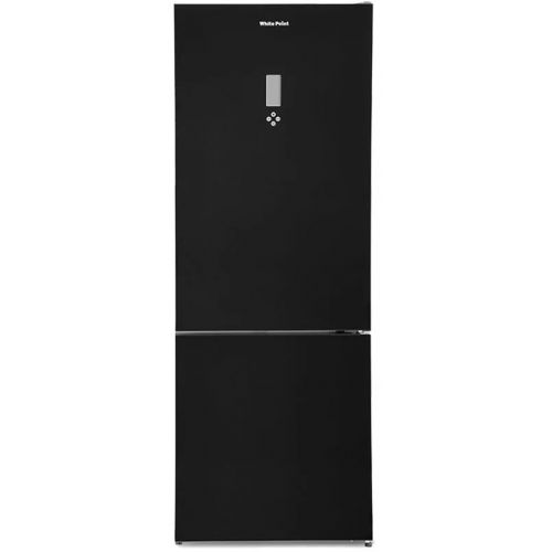 White Point No Frost Refrigerator Bottom Freezer Digital 468 L Black Glass WPRC492TSGVB