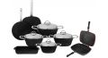 Saflon Granite Cookware Set 12 Pcs Black SA-12BK