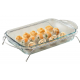 Borcam Rectangular Oven Dish with Stand 40x25cm PA-59124-61-5000