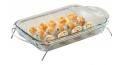 Borcam Rectangular Oven Dish with Stand 40x25cm PA-59124-61-5000