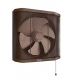 TORNADO Bathroom Ventilating Fan 20 cm Privacy Grid Creamy x Brown TVS-20CN