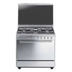 SMEG Gas Cooker 90 cm 5 Burner Stainless SX 91 VJME