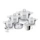 Zinox Cookware Set 15 Pcs Stainless 6222016807174