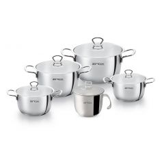 Zinox Cookware Set 10 Pcs Stainless 6222016807037