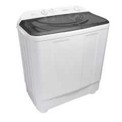 TORNADO Washing Machine Half Auto 12 Kg Pump White x Black TWH-Z12DNEP-W-BK