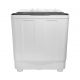 TORNADO Washing Machine Half Auto 12 Kg Pump White x Black TWH-Z12DNEP-W-BK