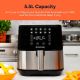 Nutricook Air Fryer 1700 Watts 5.5 Liter Digital Control Stainless Steel*Black NC-AF205S