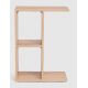 Homztown Novo Side Table Beige H70 x W50 x D25 Multifunctional Table for Food, Storage and Accessories 6222019513072