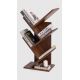 Homztown Groove Book Shelf Brown for Books and Accessories H60 W30 D18.5 cm 6222019535845