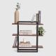 Homztown Array wall Shelf Brown H60 x W60 x D19 cm Suitable for kitchen and living Room Use 6222019549637