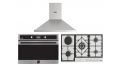 Purity Built In Gas Hob 4 Gas Burner 1 Electric , Gas oven 90 cm ,Hood 90 cm 650 m3/h