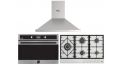 Purity Built In Gas Hob 5 Gas Burner , Gas oven 90 cm ,Hood 90 cm 650 m3/h HPT907S