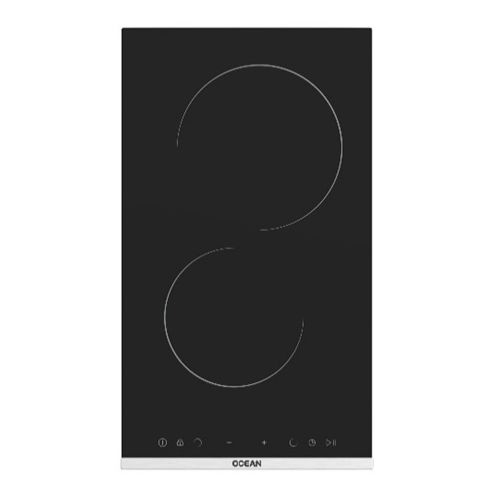 OCEAN Built-in Vitroceramic Electric Hob 2 Zones 30cm Glass Black OHVR 32 NH TC