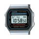 Casio Unisex Black Digital Dial Stainless Steel Band Watch A168WA-1UWD