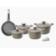 Neoflam Granite Cookware Set 11 Pieces Warm Marble 8806179664058