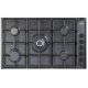 Elba Built-In Gas Hob 90 cm 5 Burners Enamel Steel Black EN95-545ANT