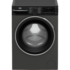 BEKO Washing Machine Full Automatic Digital 10 KG 1600 rpm Steam Inverter Gray B3WFU501040MCI