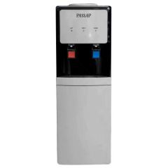 Passap Water Dispenser 2 Tabs With Cabinet Silver*Black HD-1726