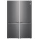 LG Refrigerator Side By Side Bottom Freezer 682L 24 Feet Inverter Platinum Silver GW-B479NLLM