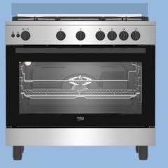 Beko Cooker 90 cm 5 Burners BGGR 11225 GX