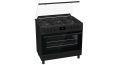 Gorenje Freestanding Gas Cooker 60*90 cm 5 Burners Cast Iron with Fan Black GGI9C20B