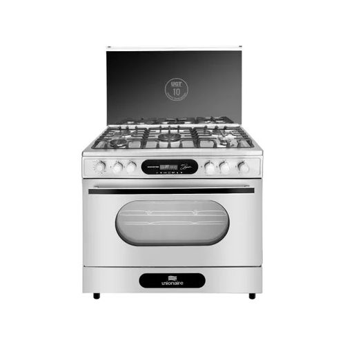 UnionAir Cooker 90*60 cm 5 Burners With Fan C69SS-P2C-511-ICSF-2W-MO-AL