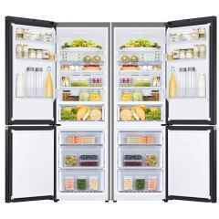 Samsung Refrigerator 680 Liters No Frost Bottom Freezer Black RB34C672EB1-MR