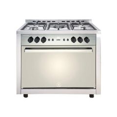 Unionaire Modern Gas Cooker 5 Burners 60x90 cm Full Safety Silver C69SS-GC-319-IDSF-MD-2W-AL