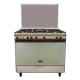 KIRIAZI Gas Cooker 5 Burners Stainless Steel 10532130