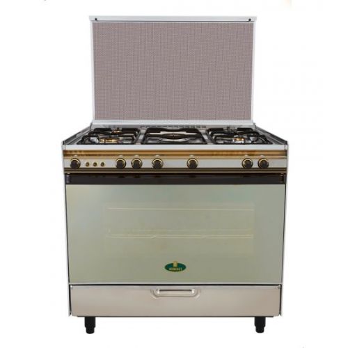 KIRIAZI Gas Cooker 5 Burners Stainless Steel 10532130