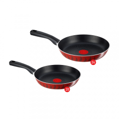 Tefal Tempo Flame Frypan Set Size 20-24 6221064028029