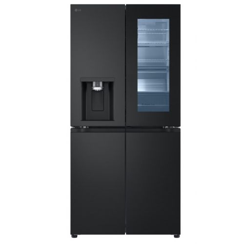 LG Refrigerator Instaview Side By Side No Frost Inverter 508 Liters Black GC-X22FFQRB