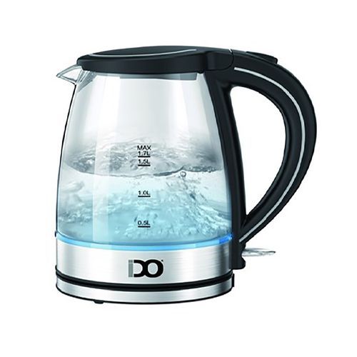 IDO Glass Electric Kettle 1.7 Liter 2000 Watt Black EKG2000-BK