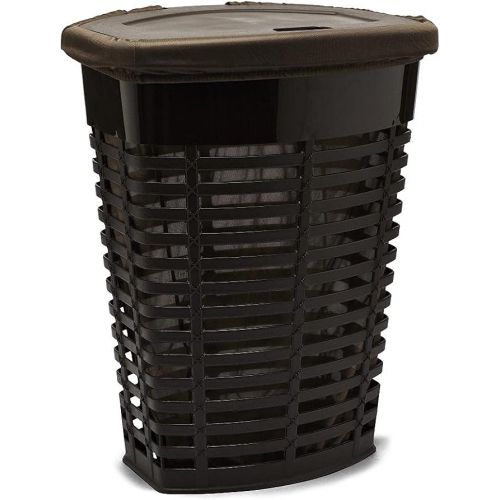 PRIMA NOVA Palm Laundry Basket Brown E44-BR