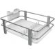 PRIMA NOVA Blanca Stainless Aluminum Dish Drainer White E83