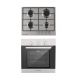 Ecomatic Built-In Hob 60 cm 4 Burners and Gas oven 60 cm With Gas Grill S603B