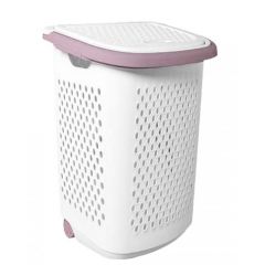 AKSA Nova Laundry Basket Cover Trolley With Rose Handle 6221325010268