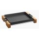 LAVA Griddle/Grill Integral Metal Handles and Wooden Service Stand 26x32 cm 8680215492825