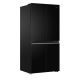 Haier Refrigerator 4 Doors 580 Liter Inverter Glass Black HRF-580 TDBG