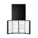 Haier Refrigerator 4 Doors 580 Liter Inverter Glass Black HRF-580 TDBG