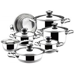 Magefesa Cookware Set 12 Pieces Stainless Steel 8429113110277