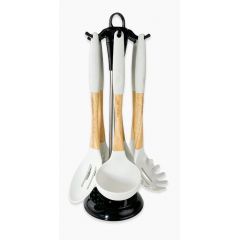 Neoflam 6 Pcs Silicon Kitchen Tools with Holder 6901649999172