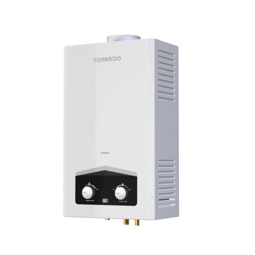 Tornado digital Gas water heater 10 Litre White Color for liquefied petroleum gas: GHM-C10ATE-W