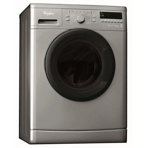 Whirlepool Washing Machine 8 Kg 1000 rpm Silver Color: AWO/C8100S 